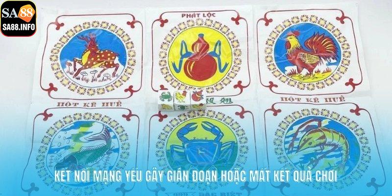 Kết nối mạng yếu gây gián đoạn hoặc mất kết quả chơi